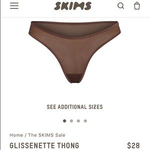 skims glisenette jasper thong
